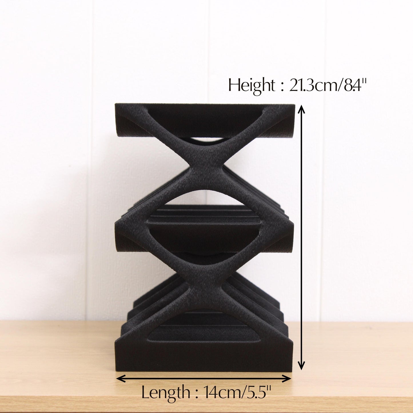 Modern Countertop Wine Rack, Edgy Large Modern Counter 9 Bottle Wine Stand, Vertical Display Wine Storage for Wine Lovers.