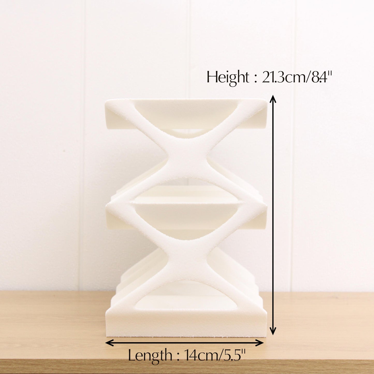 Modern Countertop Wine Rack, Edgy Large Modern Counter 9 Bottle Wine Stand, Vertical Display Wine Storage for Wine Lovers.