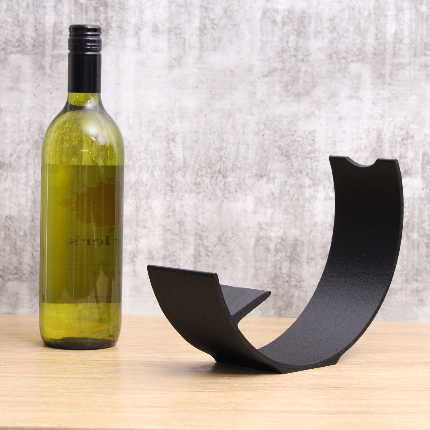 Crescent Wine Stand, Single Bottle Wine Rack for wine lovers