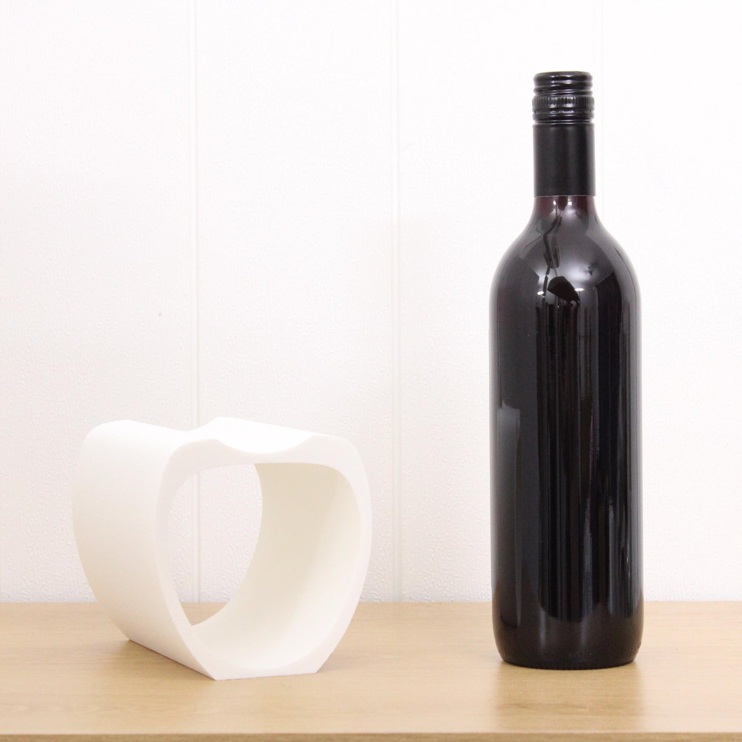 Lusso Wine Rack, 2 Bottle Countertop Wine Holder for Wine Lovers and home bars