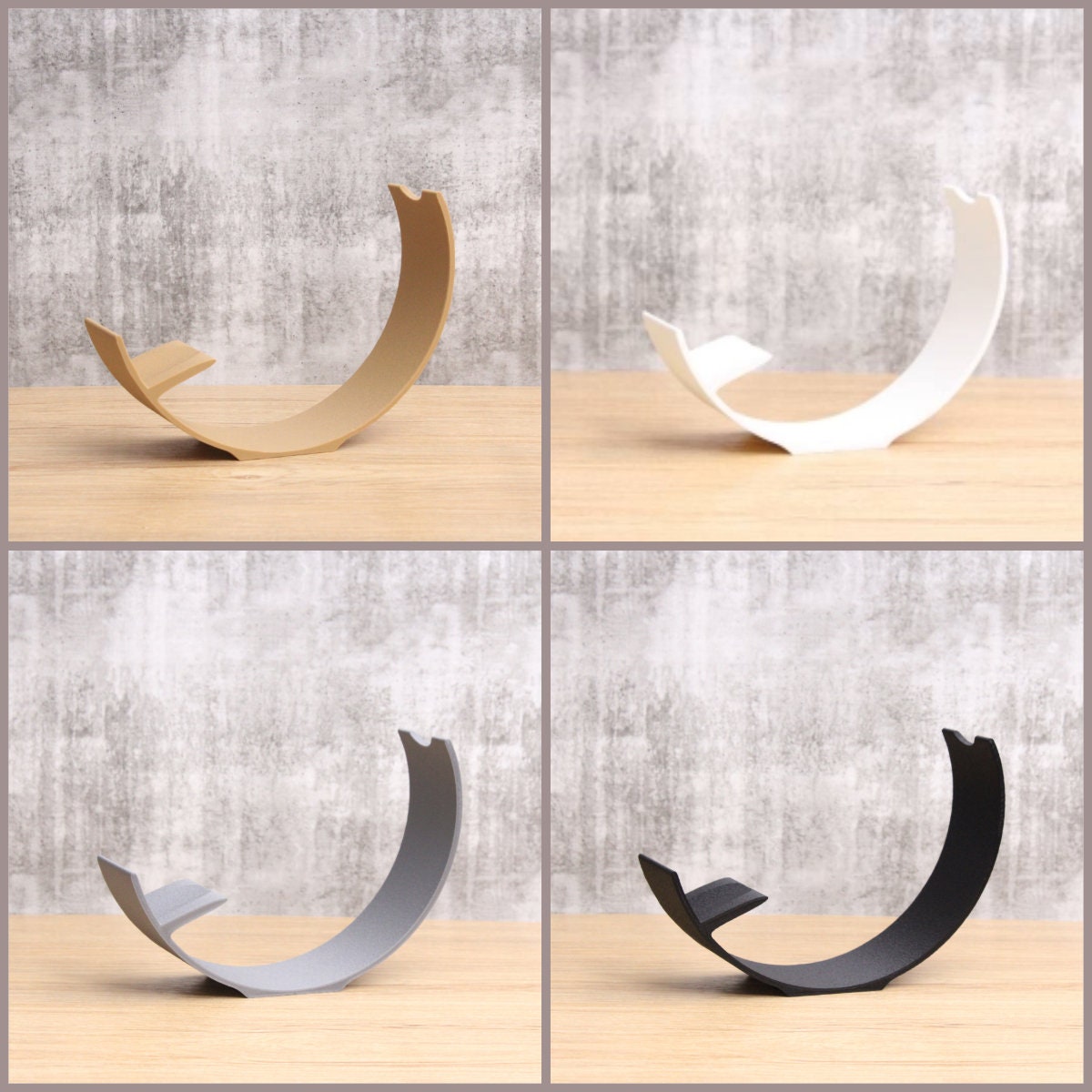 Crescent Wine Stand, Single Bottle Wine Rack for wine lovers