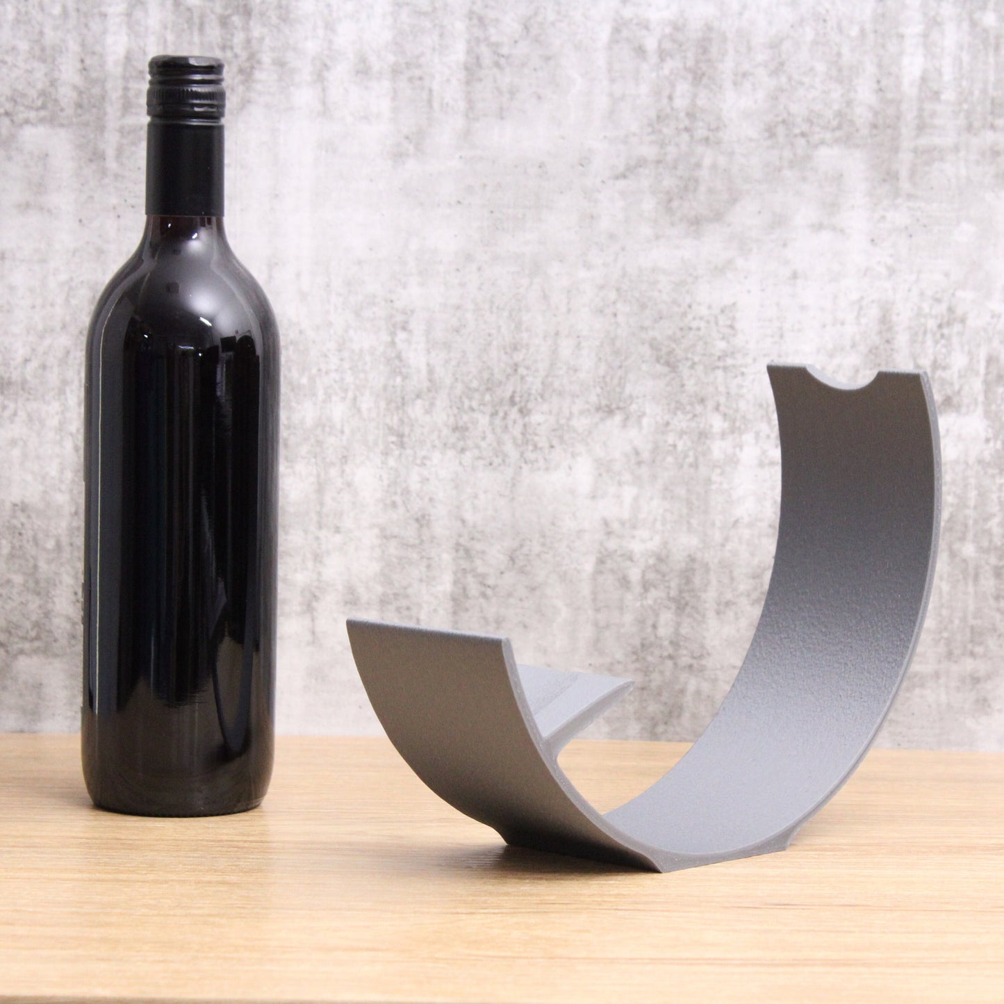 Crescent Wine Stand, Single Bottle Wine Rack for wine lovers
