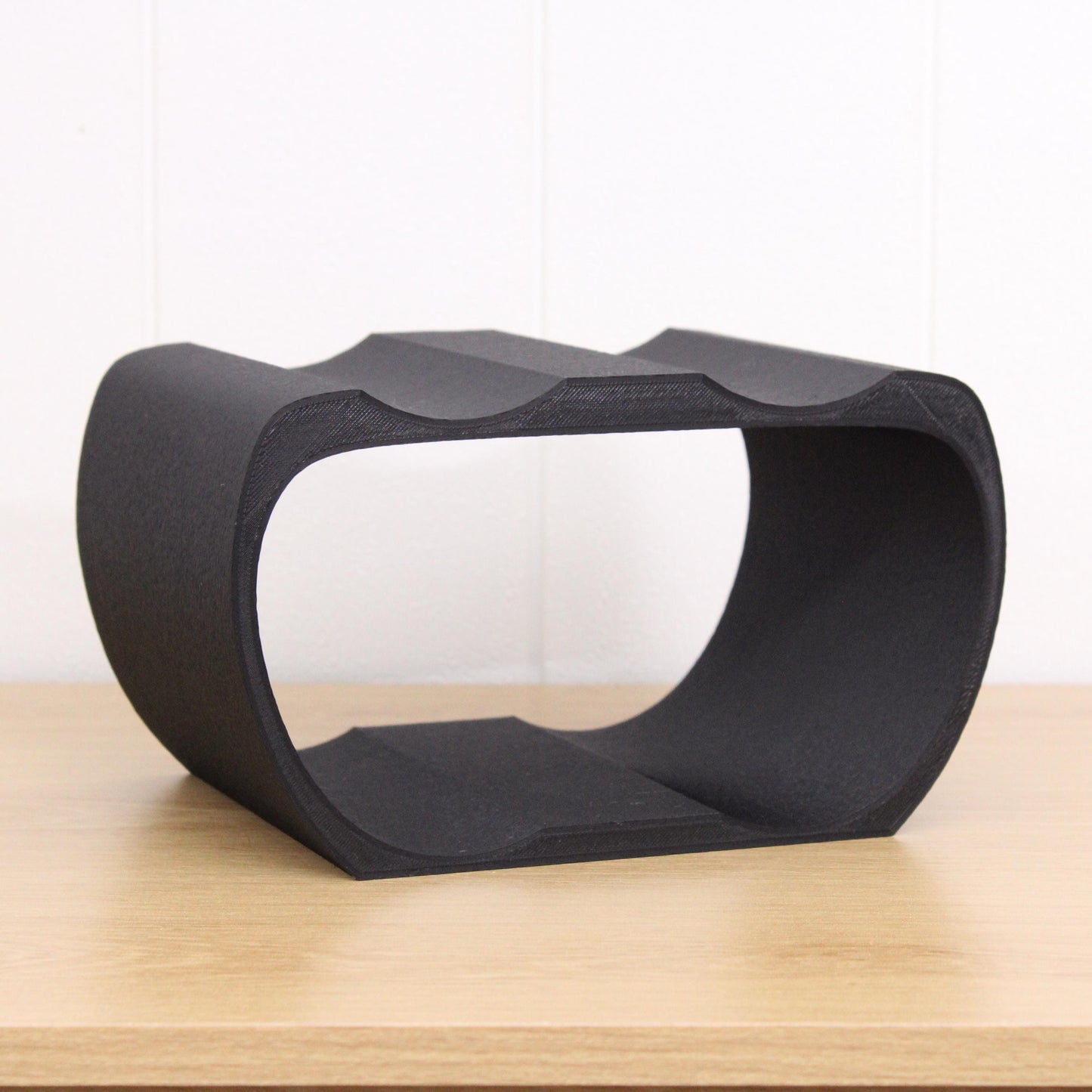 Lusso Wine Rack, 4 Bottle Countertop Wine Holder for Wine Lovers and home bars