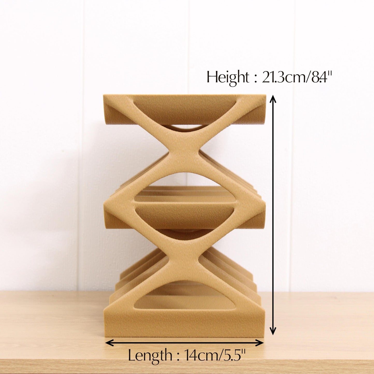 Modern Countertop Wine Rack, Edgy Large Modern Counter 9 Bottle Wine Stand, Vertical Display Wine Storage for Wine Lovers.