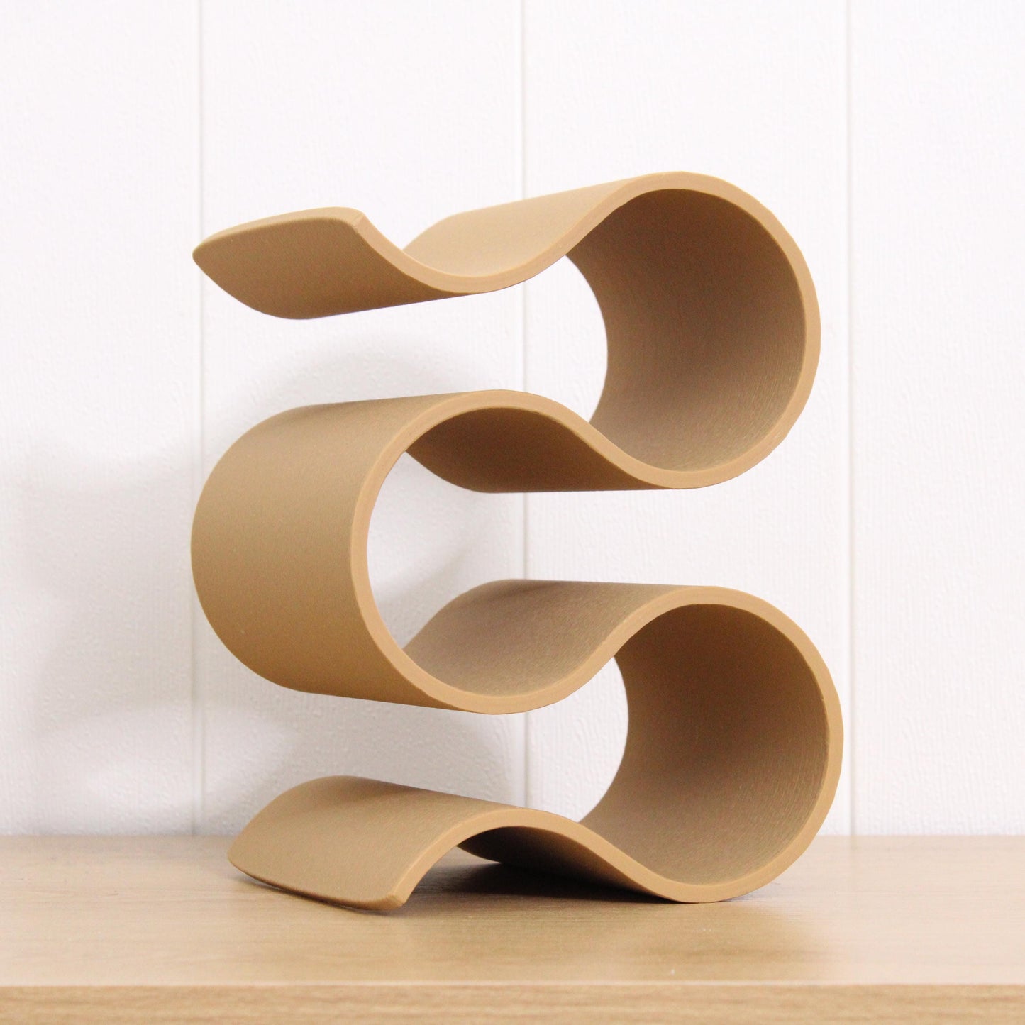 Wavy Wine Rack, Small 3 bottle Wine Stand for Wine Lovers