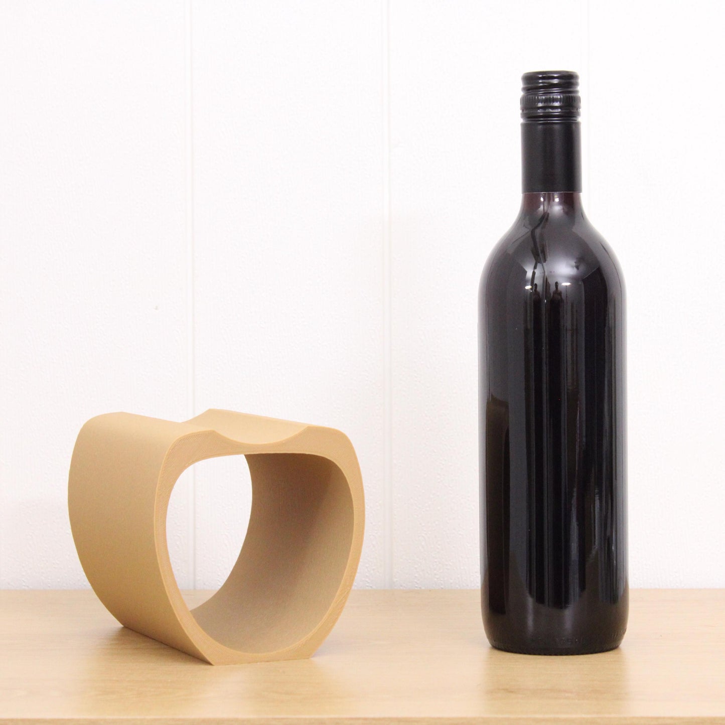 Lusso Wine Rack, 2 Bottle Countertop Wine Holder for Wine Lovers and home bars