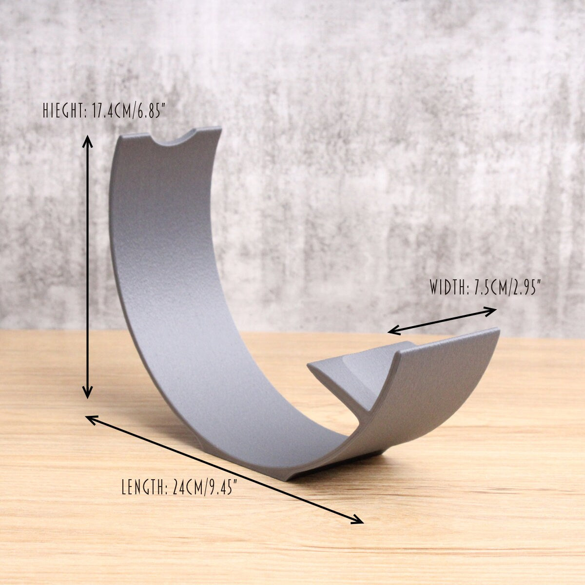 Crescent Wine Stand, Single Bottle Wine Rack for wine lovers