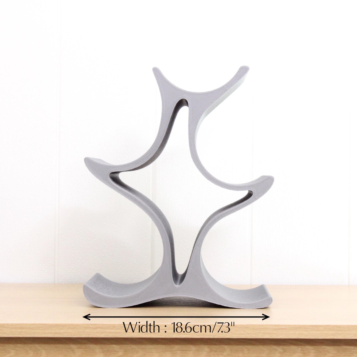 Celeste Wine Rack, 5 Bottle Countertop Wine Stand, Vertical Display Wine Storage for Wine Lovers