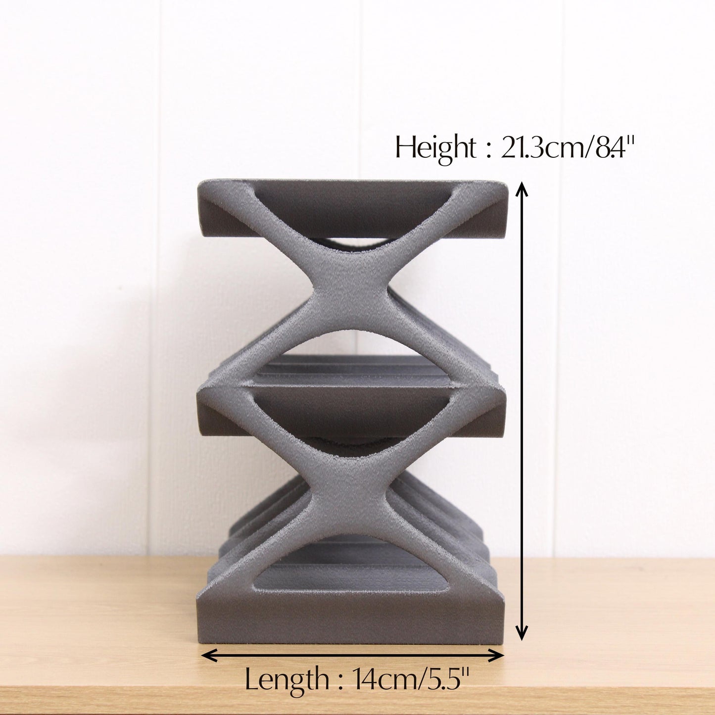 Modern Countertop Wine Rack, Edgy Large Modern Counter 9 Bottle Wine Stand, Vertical Display Wine Storage for Wine Lovers.