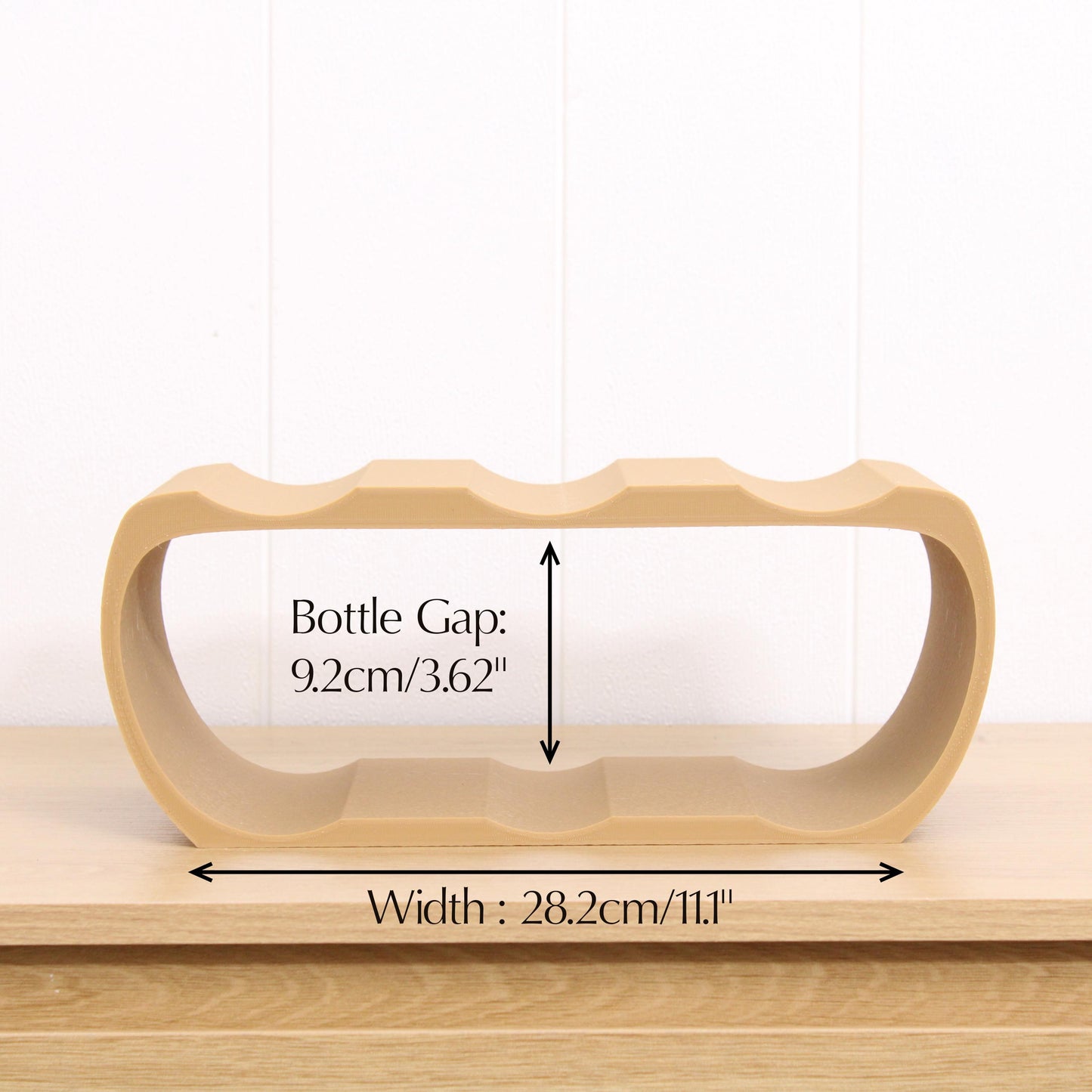 Lusso Wine Rack, Countertop Wine Holder for Wine Lovers and home bars