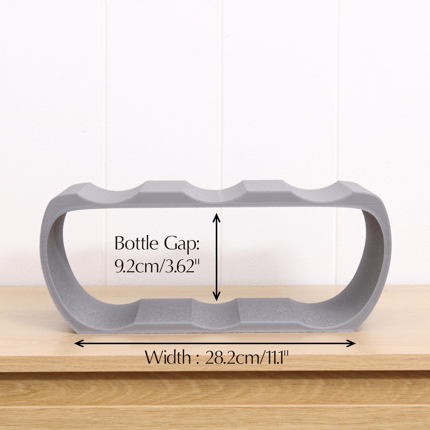 Lusso Wine Rack, Countertop Wine Holder for Wine Lovers and home bars