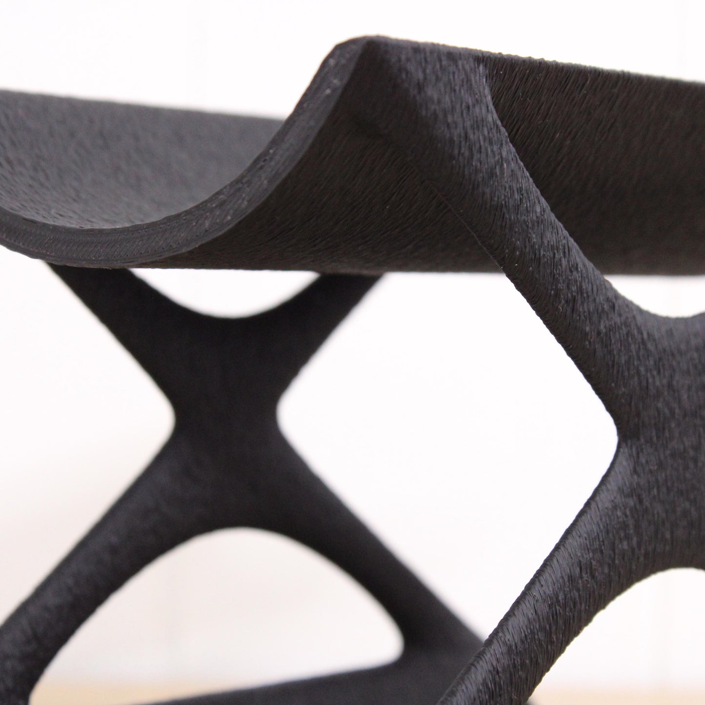 Edgy Countertop Wine Rack, Small Modern Counter 2 Bottle Wine Stand, Display Wine Storage for Wine Lovers.