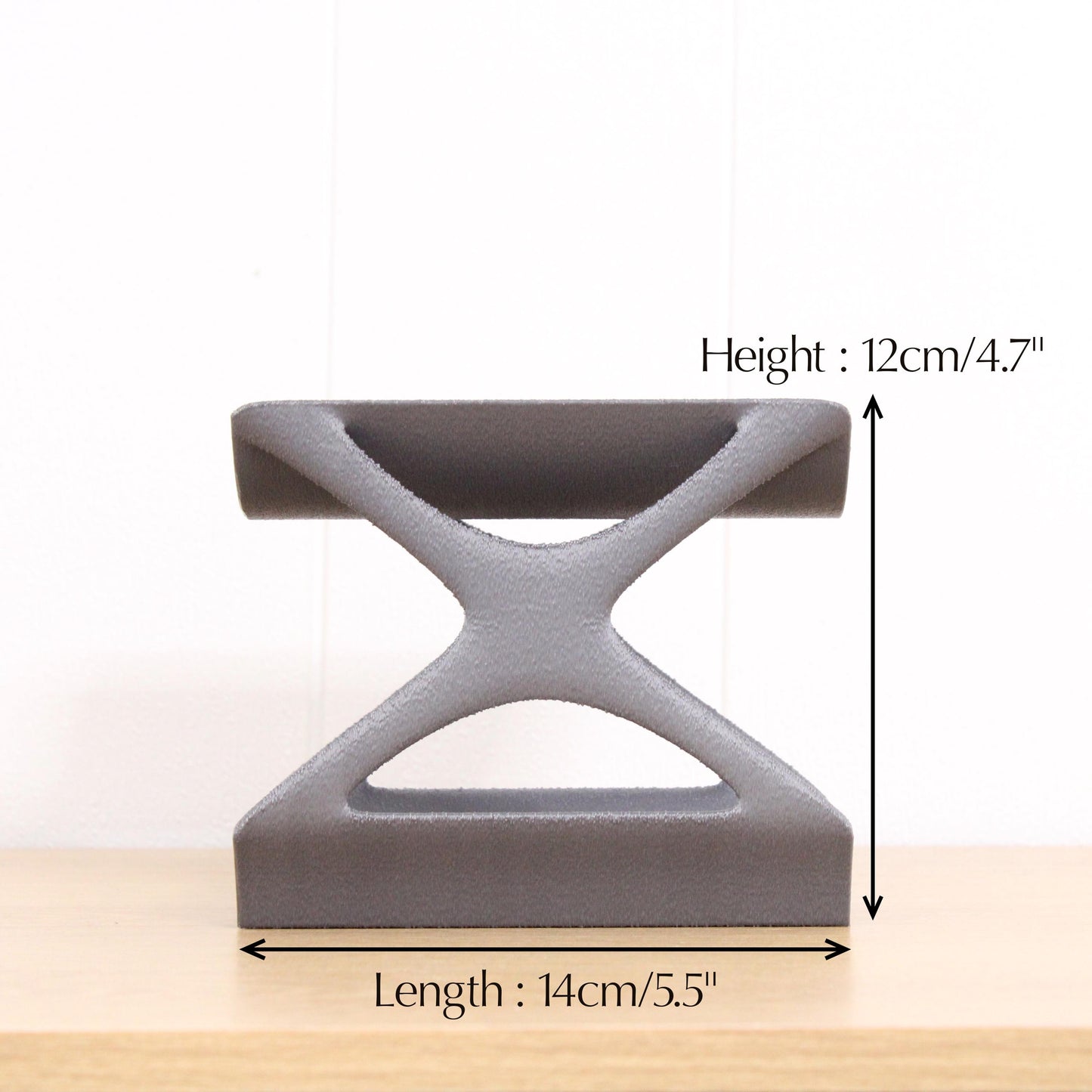 Edgy Wine Rack Countertop, Freestanding Unique 2 Bottle Wine Holder, Vertical Wine Rack, Gift for Wine Lovers