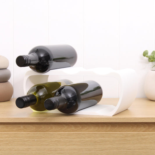 Lusso Wine Rack, Countertop Wine Holder for Wine Lovers and home bars