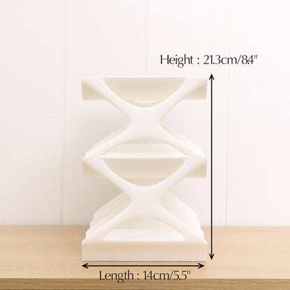 Modern Countertop Wine Rack, Edgy Large Modern Counter 9 Bottle Wine Stand, Vertical Display Wine Storage for Wine Lovers.
