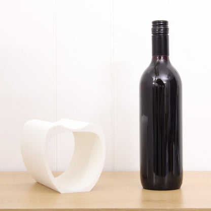 Lusso Wine Rack, 2 Bottle Countertop Wine Holder for Wine Lovers and home bars