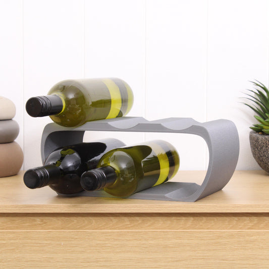 Lusso Wine Rack, Countertop Wine Holder for Wine Lovers and home bars