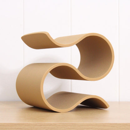Mini Wavy Wine Rack, Small 2 bottle Wine Stand Home Organisation
