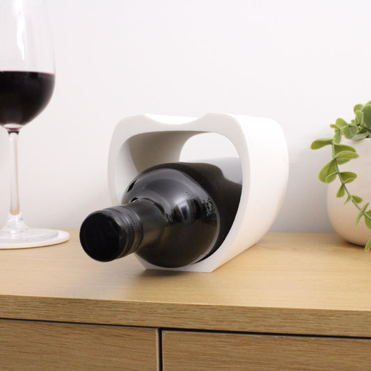 Lusso Wine Rack, 2 Bottle Countertop Wine Holder for Wine Lovers and home bars