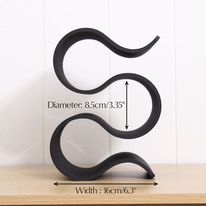 Wavy Wine Rack, Small 3 bottle Wine Stand Home Organisation