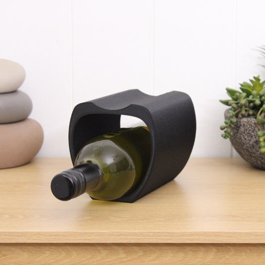 Lusso Wine Rack, 2 Bottle Countertop Wine Holder for Wine Lovers and home bars