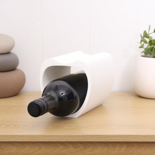 Lusso Wine Rack, 2 Bottle Countertop Wine Holder for Wine Lovers and home bars