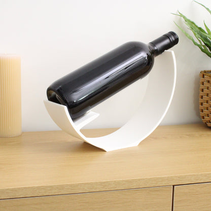 Crescent Wine Stand, Single Bottle Wine Rack for wine lovers