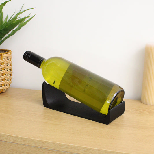Minimal Wine Stand, Single Bottle Wine Rack for wine lovers