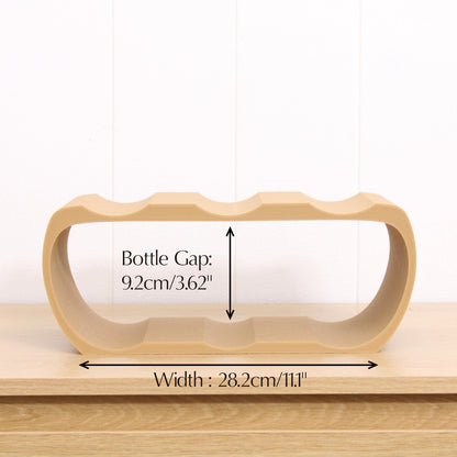 Lusso Wine Rack, Countertop Wine Holder for Wine Lovers and home bars