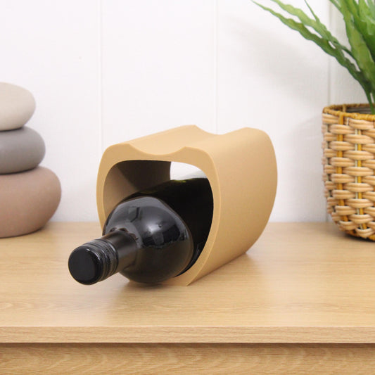 Lusso Wine Rack, 2 Bottle Countertop Wine Holder for Wine Lovers and home bars