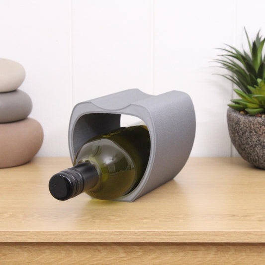 Lusso Wine Rack, 2 Bottle Countertop Wine Holder for Wine Lovers and home bars