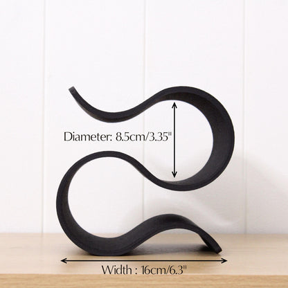 Mini Wavy Wine Rack, Small 2 bottle Wine Stand Home Organisation
