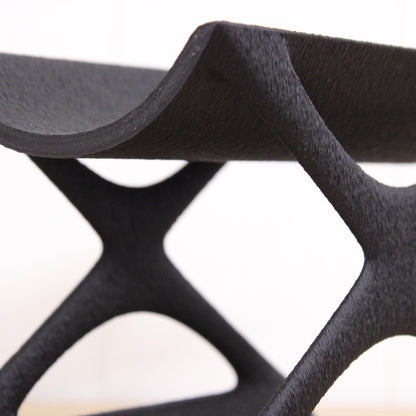 Edgy Countertop Wine Rack, Small Modern Counter 2 Bottle Wine Stand, Display Wine Storage for Wine Lovers.