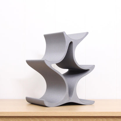 Celeste Wine Rack, 5 Bottle Countertop Wine Stand, Vertical Display Wine Storage for Wine Lovers