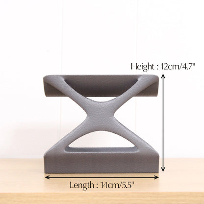 Edgy Wine Rack Countertop, Freestanding Unique 2 Bottle Wine Holder, Vertical Wine Rack, Gift for Wine Lovers