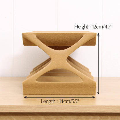 Modern Countertop Wine Rack, Edgy Large Modern Counter 6 Bottle Wine Stand, Vertical Display Wine Storage for Wine Lovers.