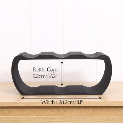 Lusso Wine Rack, Countertop Wine Holder for Wine Lovers and home bars